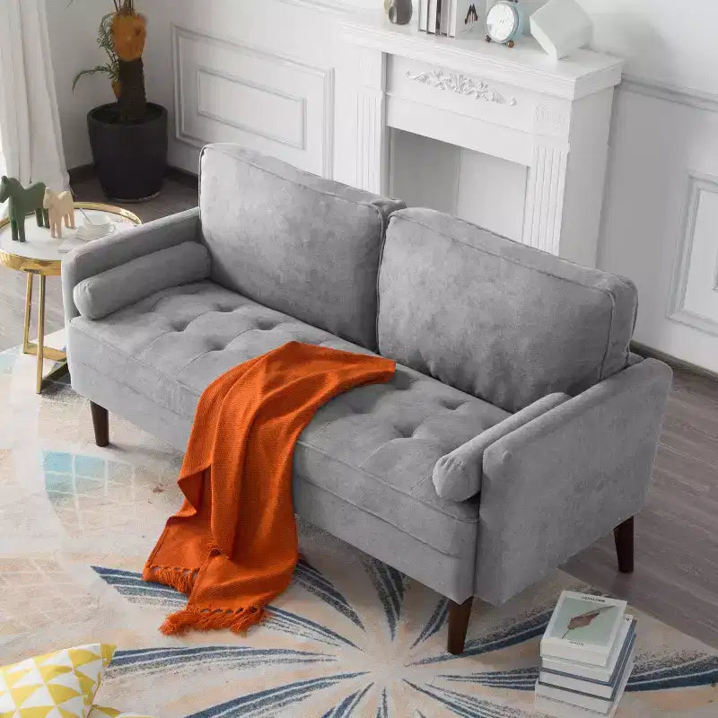 Divanetto 65", Beige / Grigio / Grigio Chiaro / Bianco, 2 posti