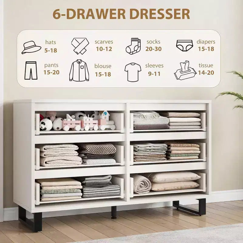 Grey / White Vertical Drawer Cabinet, 4 or 6 Drawers, for 1 Person