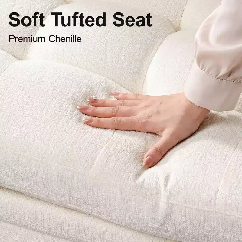 Divano letto modulare a U a 7 posti | Beige / Nero / Verde / Grigio | Con funzione letto | 7 posti a sedere