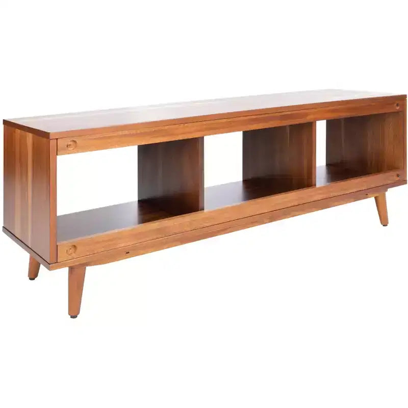 Mobile porta TV aperto – Nero/Acacia Naturale, 2 colori, Adatto per TV fino a 50"