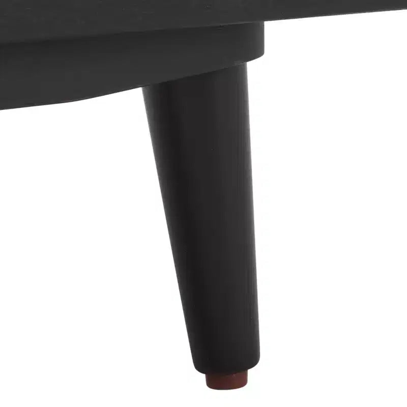 Mobile porta TV aperto – Nero/Acacia Naturale, 2 colori, Adatto per TV fino a 50"