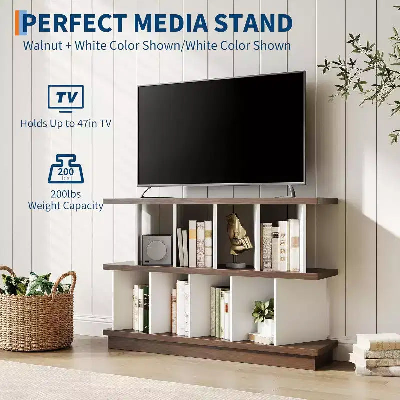 Libreria bassa a 8 cubi, MDF, Montaggio per 1 persona
