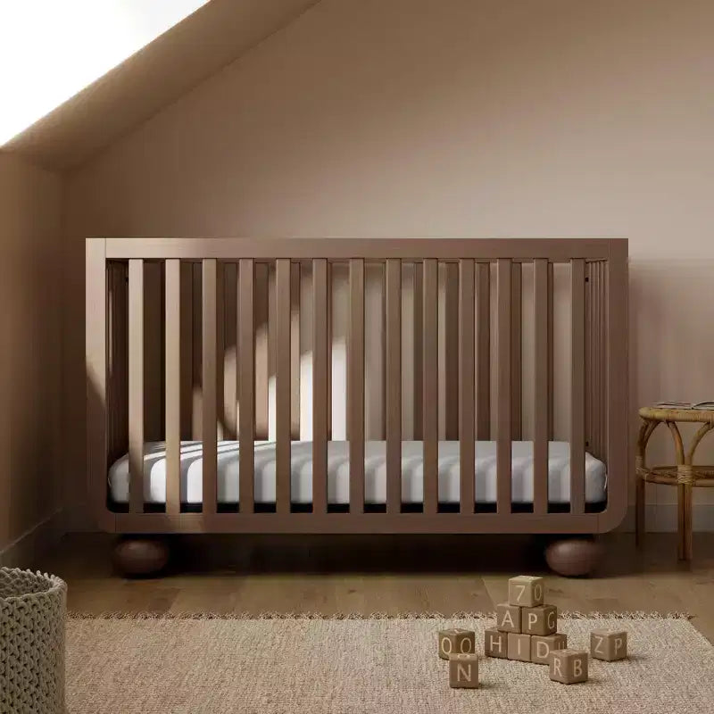 Driftwood / Frosted Oat / Hazelnut 5-in-1 Convertible Crib with Toddler Guardrail – 1 Child