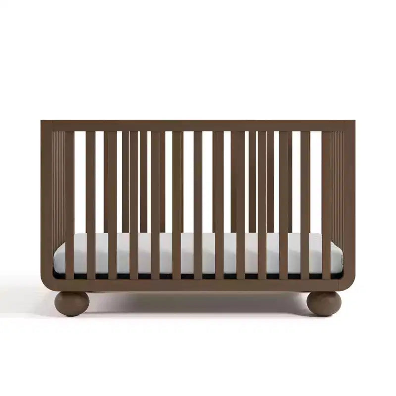 Driftwood / Frosted Oat / Hazelnut 5-in-1 Convertible Crib with Toddler Guardrail – 1 Child