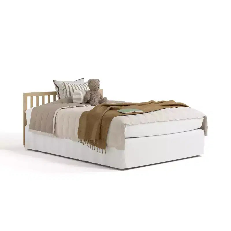 Driftwood / Frosted Oat / Hazelnut 5-in-1 Convertible Crib with Toddler Guardrail – 1 Child
