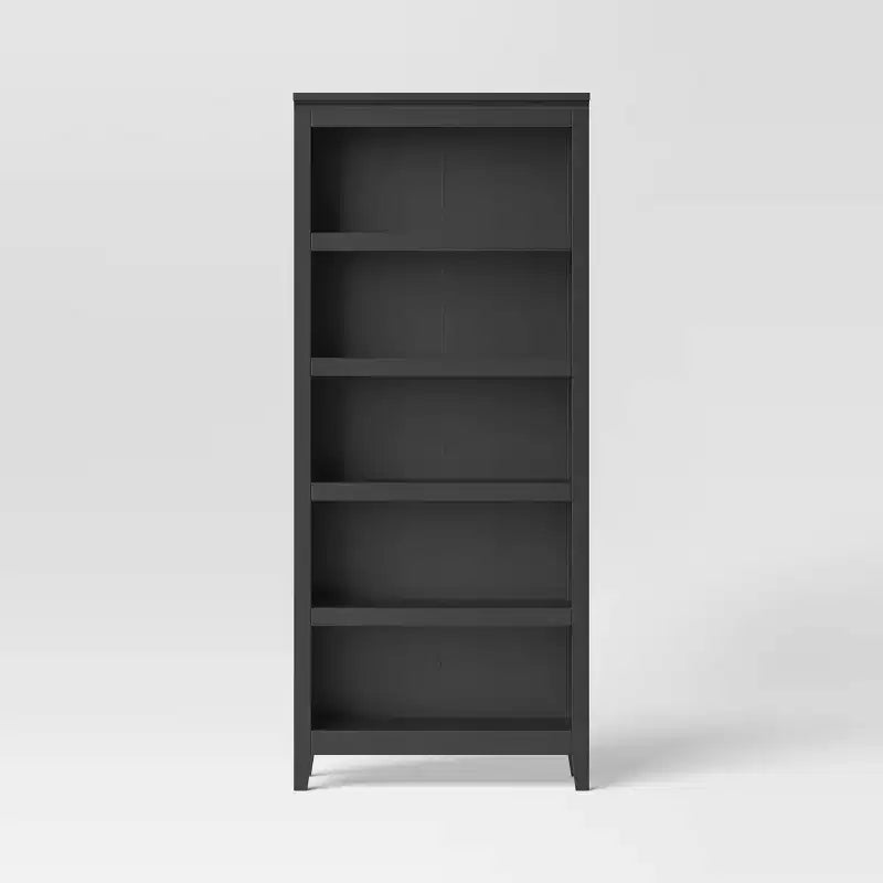 Libreria a 5 ripiani da 72" – Bianca / Nera / Marrone Espresso / Rustica / Marrone Noce | Ripiani aperti | Montaggio da 1 persona