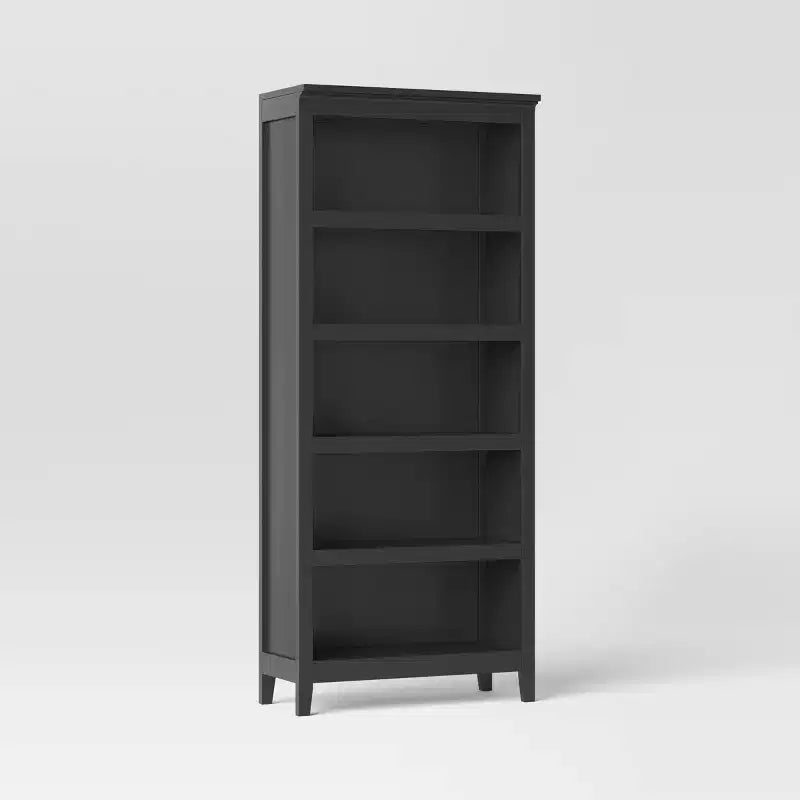Libreria a 5 ripiani da 72" – Bianca / Nera / Marrone Espresso / Rustica / Marrone Noce | Ripiani aperti | Montaggio da 1 persona