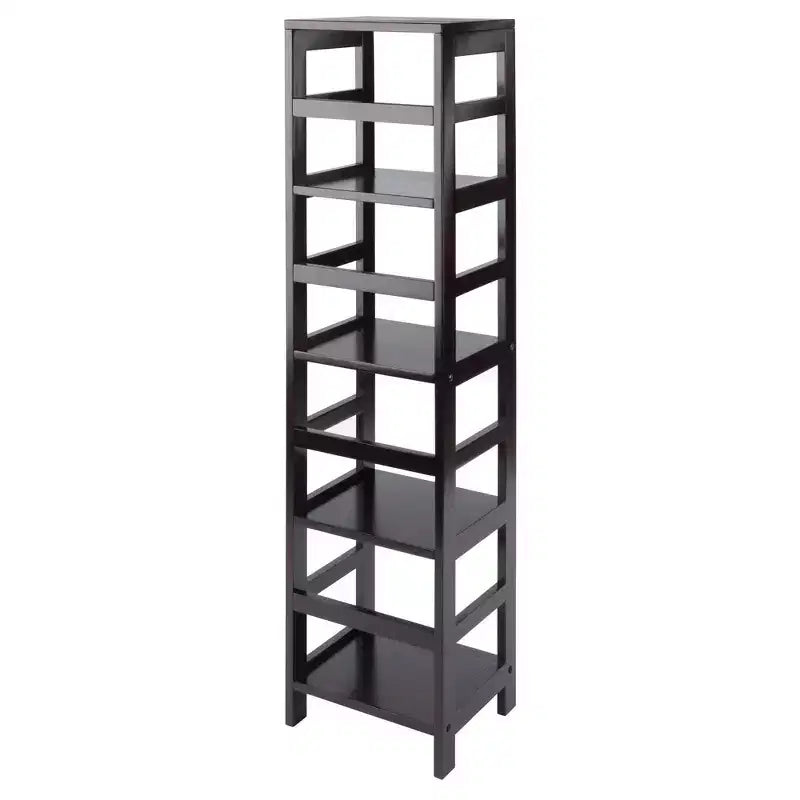 Libreria stretta a 4 ripiani Espresso, montaggio a 1 persona