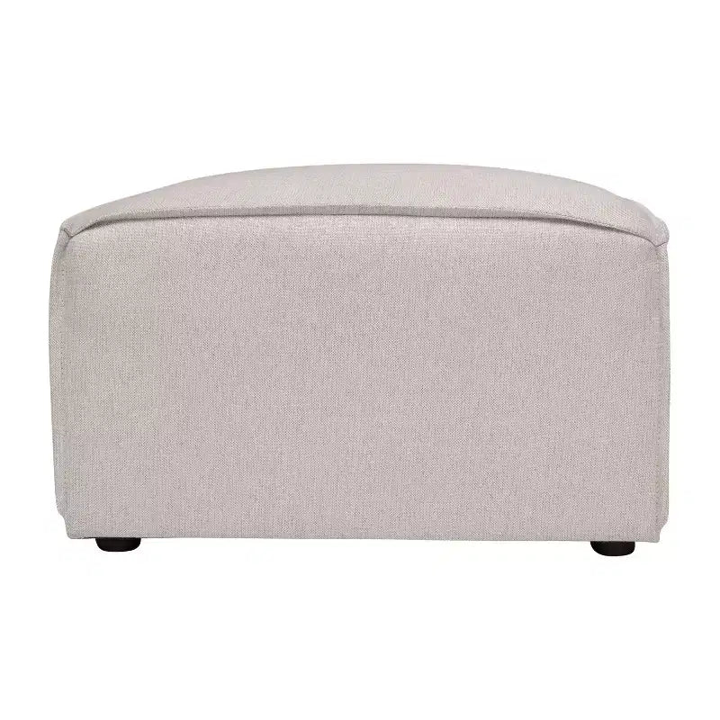 Pouf modulare singolo crema/grigio scuro/grigio
