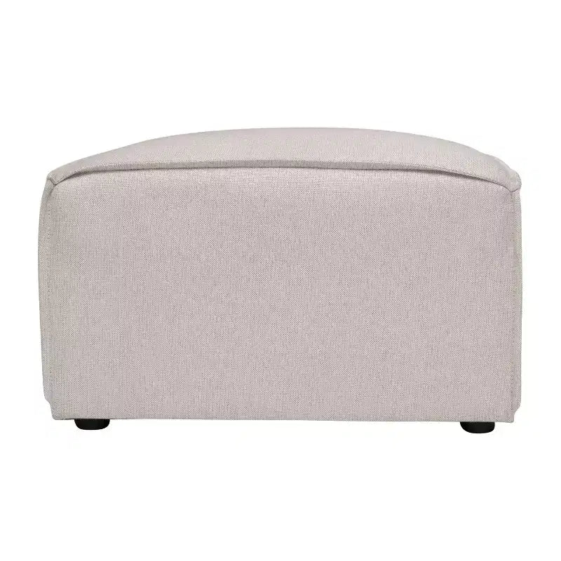 Pouf modulare singolo crema/grigio scuro/grigio