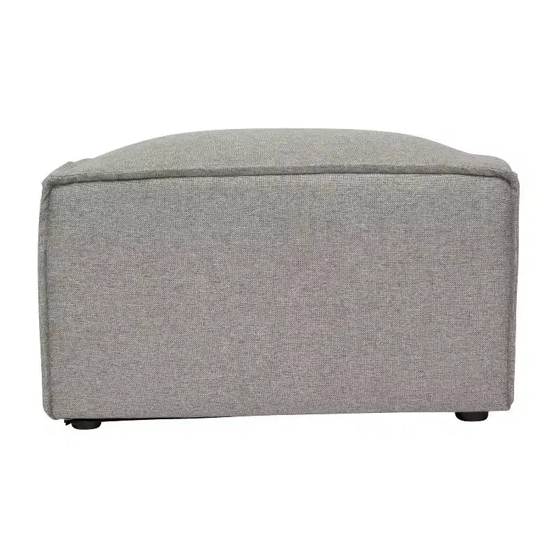 Pouf modulare singolo crema/grigio scuro/grigio