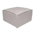Pouf modulare singolo crema/grigio scuro/grigio