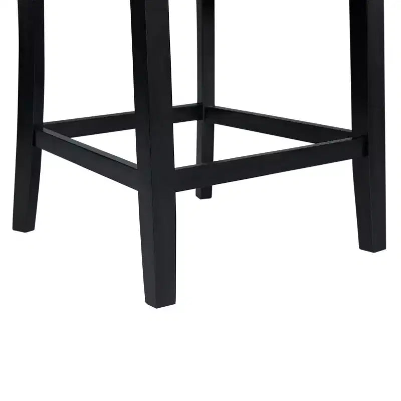 Blue / Gray Velvet Counter Height Barstool, Set of 2